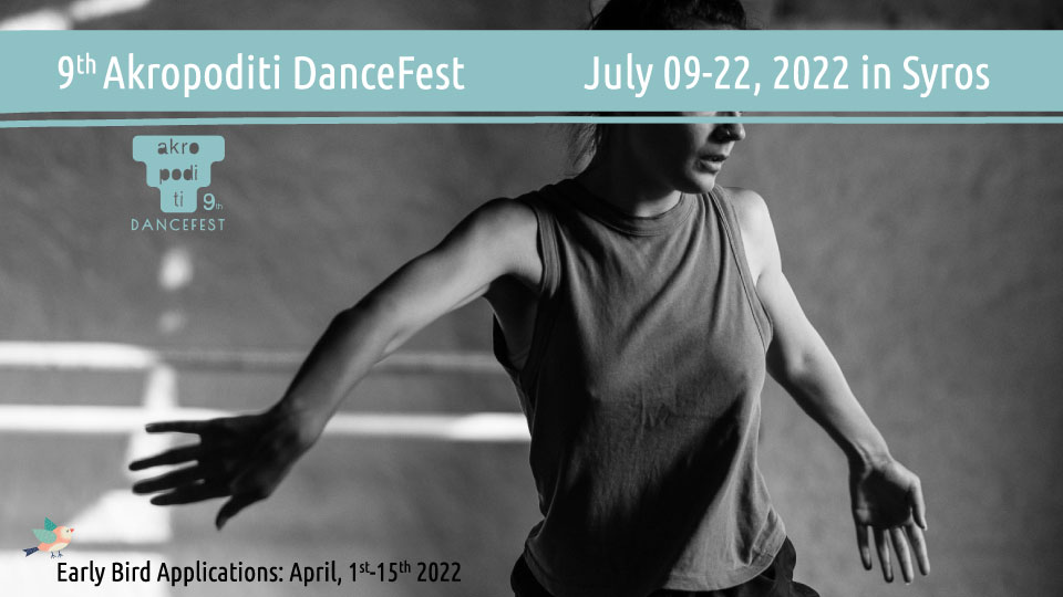9 th Akropoditi DanceFest 2022 09 - 22 Ιουλίου 2022