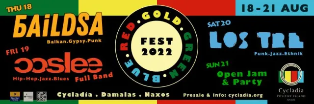 Cycladia Red.Gold.Green.Blue Fest 2022