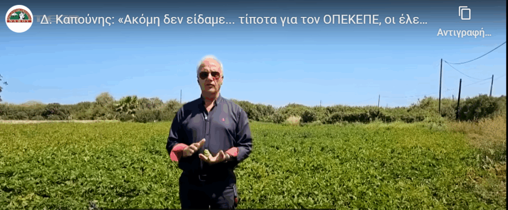 Δ. Καπούνης: «Ακόμη δεν είδαμε... τίποτα για τον ΟΠΕΚΕΠΕ, οι έλεγχοι να περάσουν στην ΑΑΔΕ!»