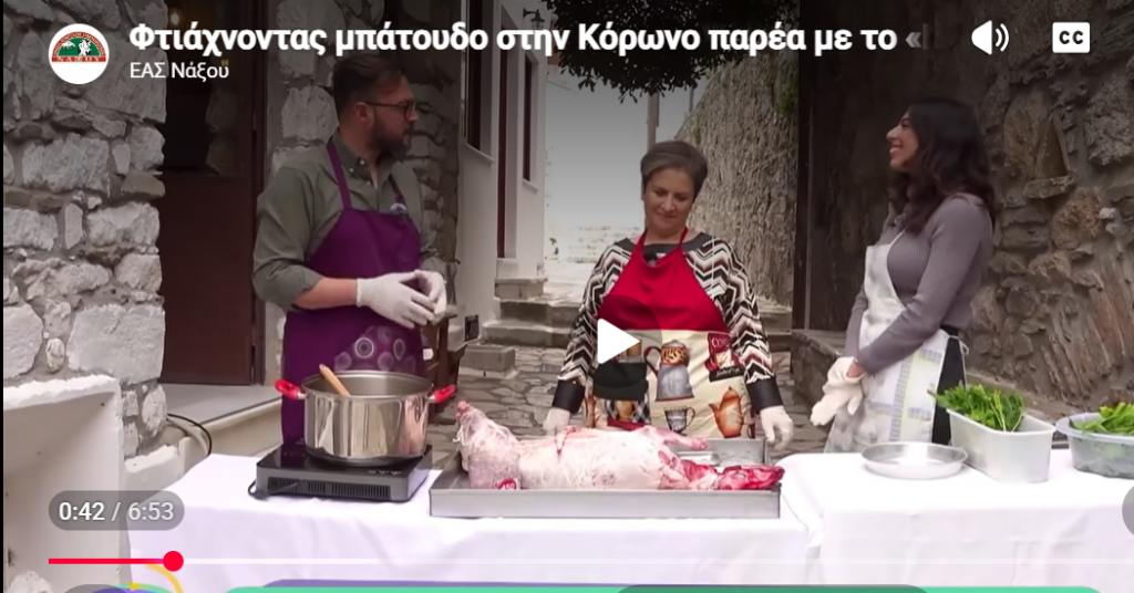 Η Ε.Α.Σ. Νάξου έφερε ξανά τη Νάξο σε κάθε ελληνικό σπίτι!